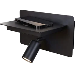 Ace vegglampe med trådløs lading USB A og C