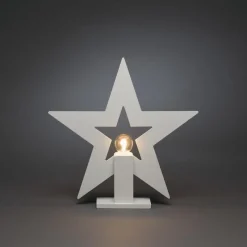 Adventsstjerne på fot 35 cm