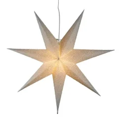 Adventstjerne 80 cm med broderi
