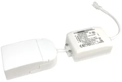 Aria D90 lavtbyggende downlight 7W 2700K IP44 m/flicker free driver dimbar - Hvit