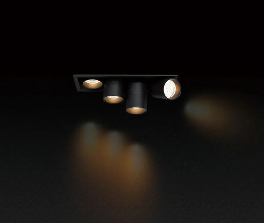 Aria mini flex K2 downlight justerbar 2x5W 2700K RA90 Dimbar - Svart