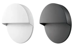Arlon round vegglampe utendørs 10W 3000 Kelvin IK10 IP65 - Dimbar