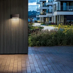 Arlon vegglampe utendørs 10W 3000 Kelvin IK10 IP65 - Dimbar