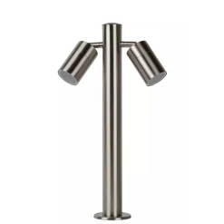 Arne pullert utendørs 2 arm IP44 GU10 50 cm - Satin Krom