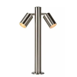 Arne pullert utendørs 2 arm IP44 GU10 50 cm - Satin Krom