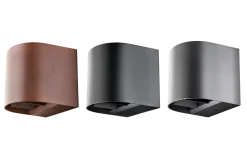 Artes round vegglampe opp/ned utendørs IP65 8W 2700K Dimbar