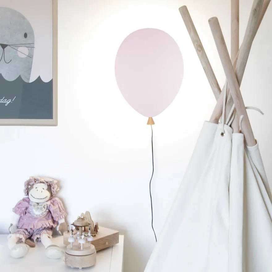 Balloon vegglampe - Rosa