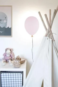 Balloon vegglampe - Rosa