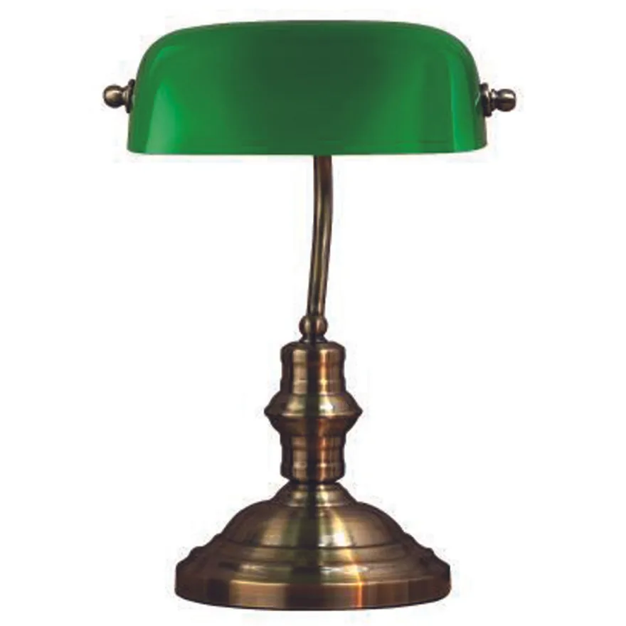 Bankers bordlampe 42 cm