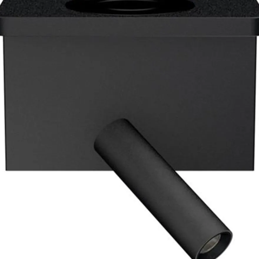 Bedside vegglampe 3W 2700 Kelvin med trådløs hurtig lader og USB A og C
