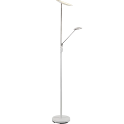 Bergamo gulvlampe m/lesearm 28+5W 183 cm 3000 Kelvin - Dimbar
