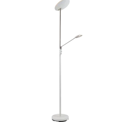 Bergamo gulvlampe m/lesearm 28+5W 183 cm 3000 Kelvin - Dimbar