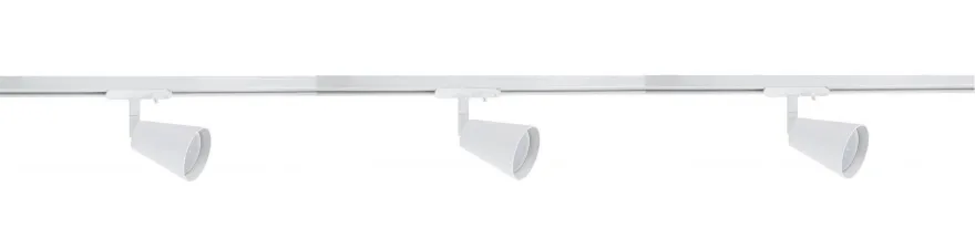 Bocca spotskinne 3 spotter 1 meter - Pure White