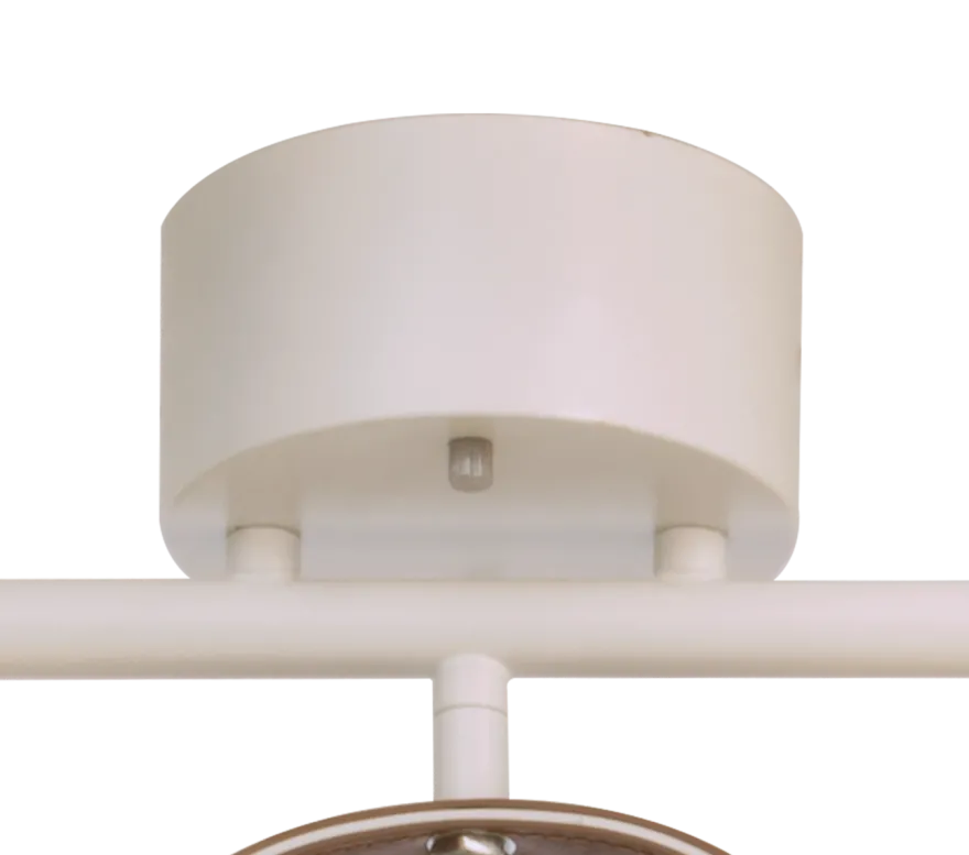 Bow taklampe - Hvit/Brun