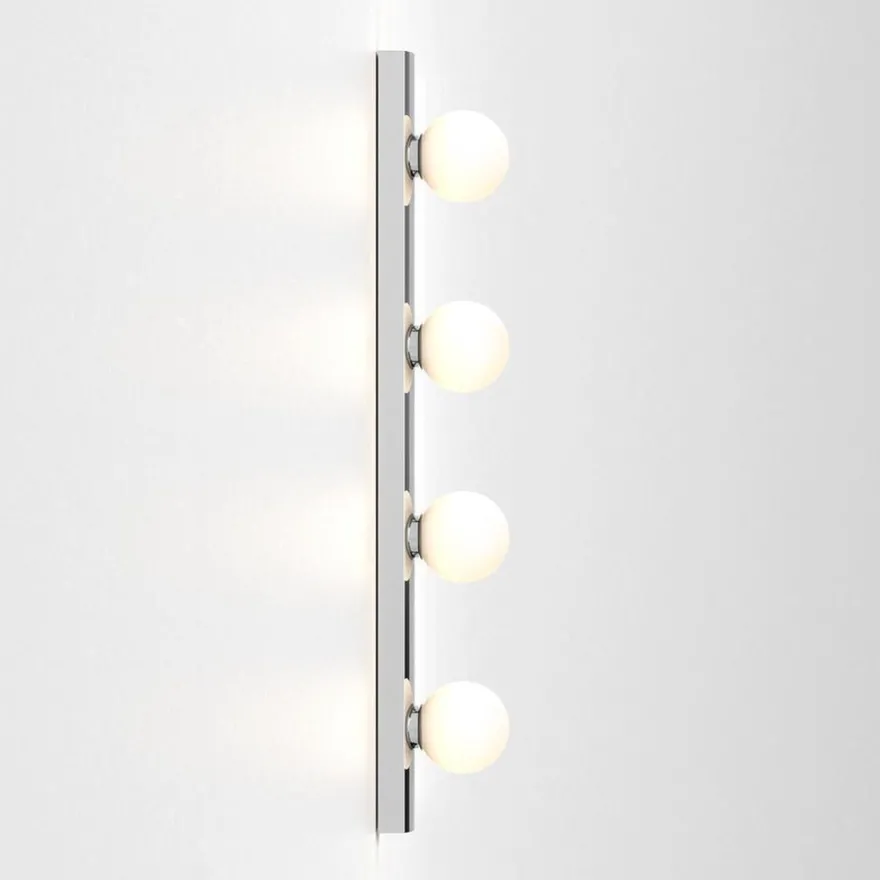 Cabaret 4 vegglampe for baderom IP44 - Polert krom