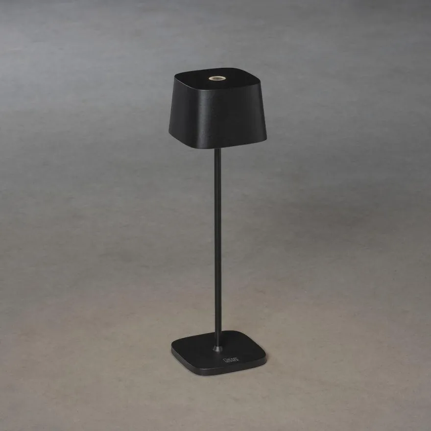 Capri bordlampe oppladbar utendørs IP54 - Svart