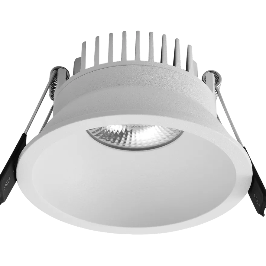 Ceto Mini Fixed lavtbyggende downlight 7W 2700K Dimbar IP44 - Hvit