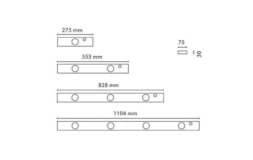 Chef DimToWarm 2X5W LED 2000-2800K Ra>90 - Hvit