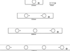 Chef pluss hvit 2 x 4,5W LED 2700K