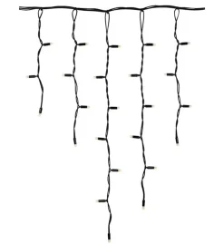 Chrissline istappslynge 100 lys 2 meter extra - Varmhvit - Hvit
