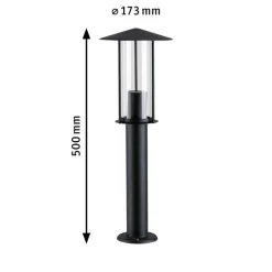 Classic pullert utendørs IP44 4,3W 2200 Kelvin 50 cm