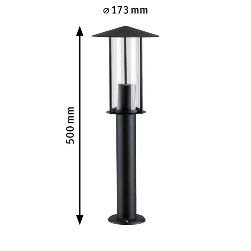 Classic pullert utendørs IP44 4,3W 2200 Kelvin 50 cm