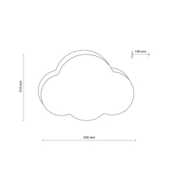 Cloud mini tak/vegglampe