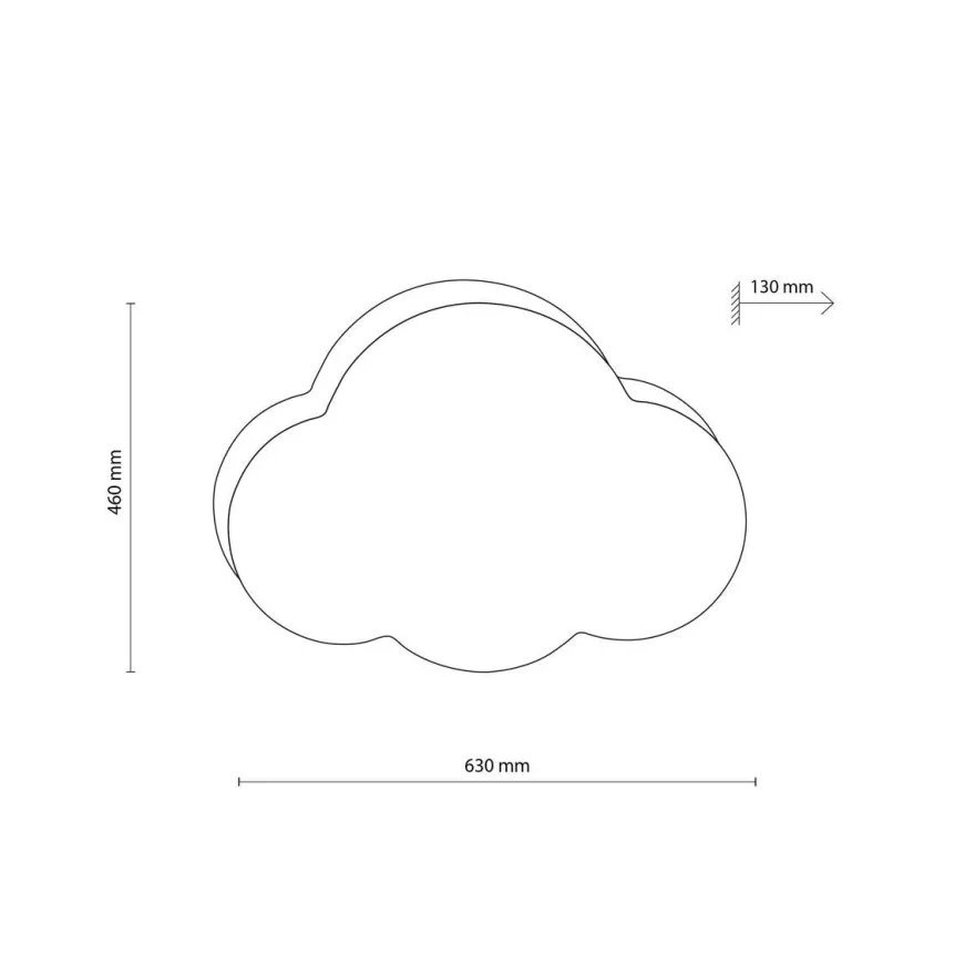 Cloud tak/vegglampe