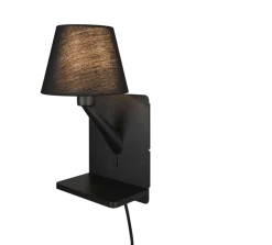 Comfort vegglampe med USB