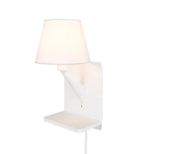 Comfort vegglampe med USB
