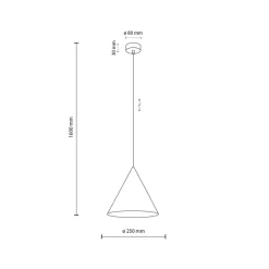 Cono takpendel 25 cm