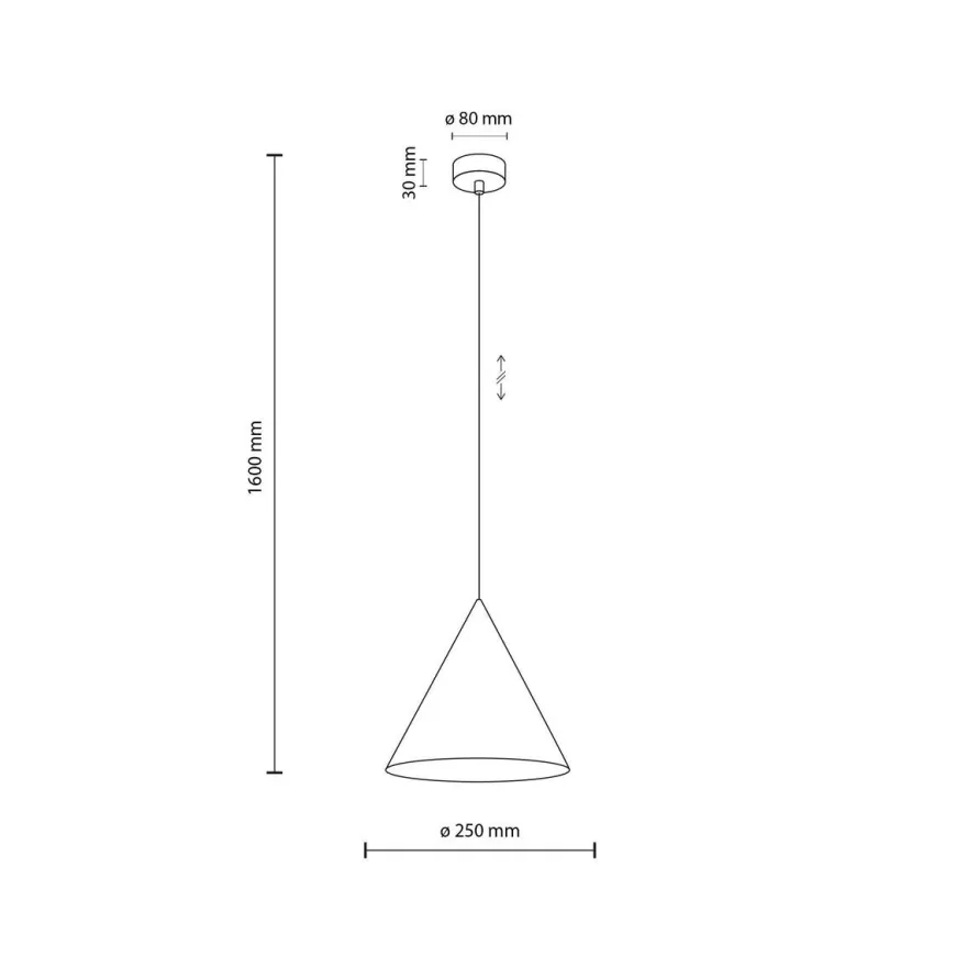 Cono takpendel 25 cm