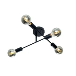 Cross tak/vegglampe 4 lys