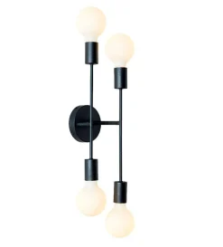 Cross tak/vegglampe 4 lys