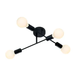 Cross tak/vegglampe 4 lys