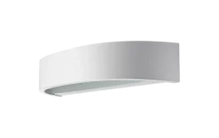 Curve direct vegglampe ned 10W 2700 Kelvin dimbar IP65 - Hvit