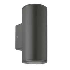 Cylindro duo vegglampe opp/ned utendørs IP54 - Grafitt grå