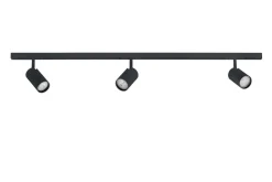 Designline Tube komplett 1.9 meter spotskinne med 3 spotter GU10 - Svart