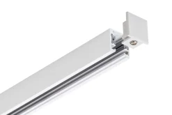 Designline Tube komplett 1,9 meter spotskinne med 3 spotter GU10 - Hvit