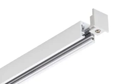 Designline Tube komplett 1,9 meter spotskinne med 5 spotter GU10 - Hvit