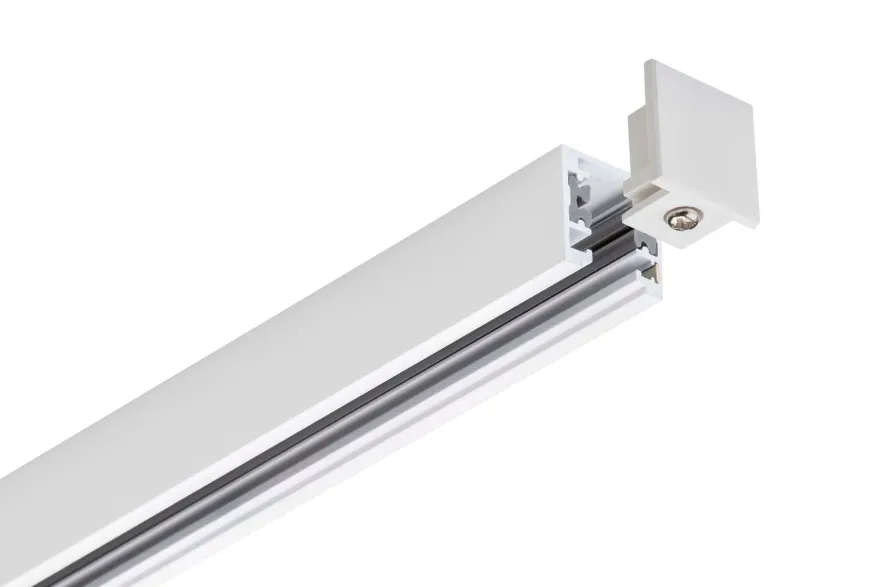Designline Tube komplett 1 meter spotskinne med 3 spotter GU10 - Hvit