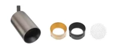 Designline Tube Pro komplett 1.9 meter spotskinne med 5 spotter GU10 - Svart/Titanium
