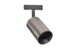 Designline Tube Pro komplett 1.9 meter spotskinne med 4 spotter GU10 - Svart/Titanium