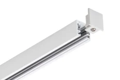 Designline Tube Pro komplett 1,9 meter spotskinne med 3 spotter GU10 - Hvit