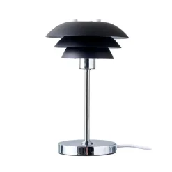 DL16 bordlampe - Krom/Svart