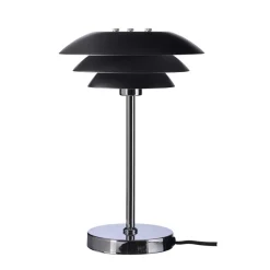 DL20 bordlampe - Krom/Svart