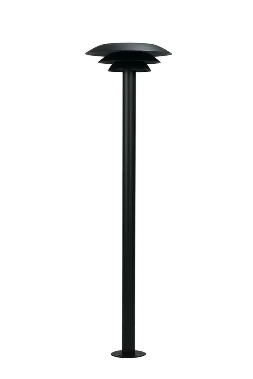 DL25 utendørs stolpe 90 cm IP44 - Svart