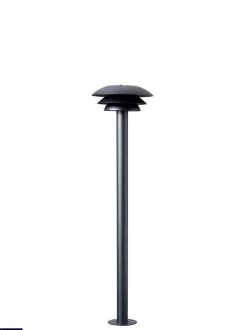 DL20 utendørs stolpe 80 cm IP44 - Svart