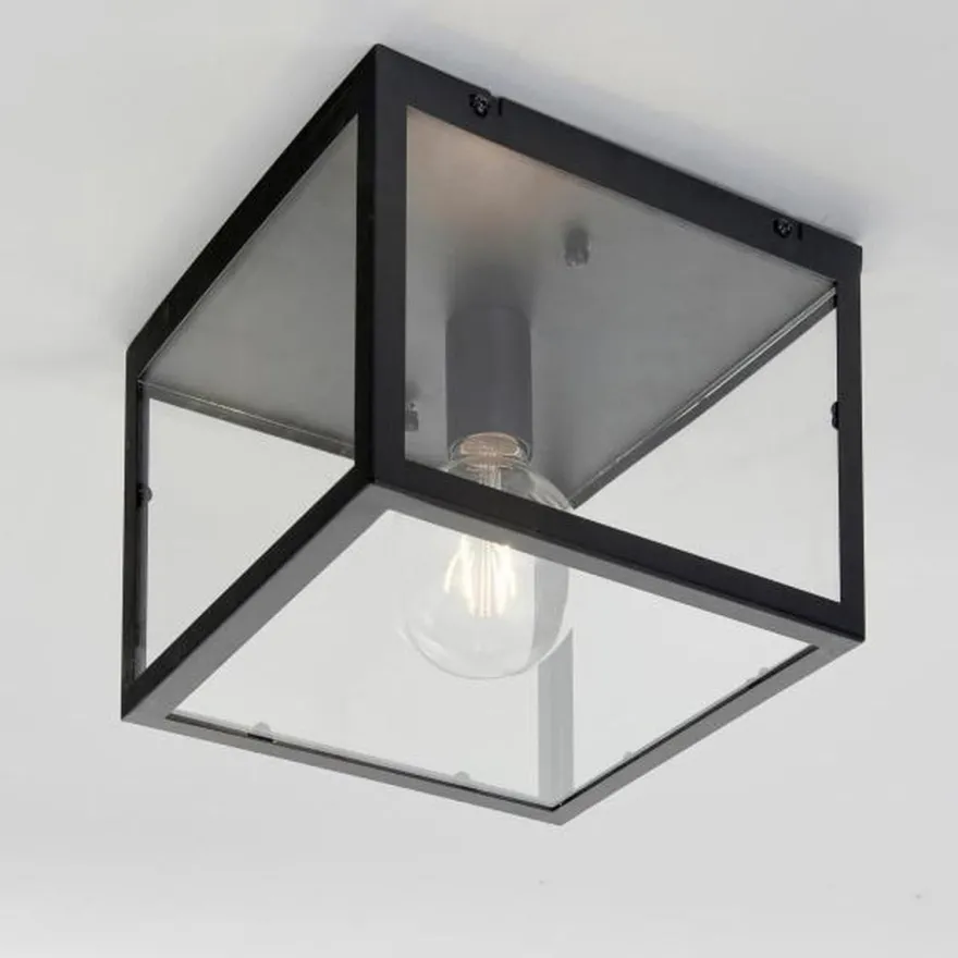 Dovre taklampe 25x25, Svart