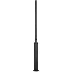 Draco stolpe 2m - Svart